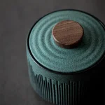 Ceram Green Keepsake Urn for Ashes | Cremation Urns for Humans, Cats, Dogs, and Small Pets - Image 4