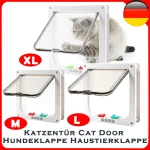 Kitten Safety Pet Door | 4-Way Locking Weatherproof Dog or Cat Flap - Image 5