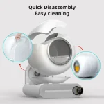 Automatic Smart Cat Litter Box Self Cleaning 65L App Control with Ionic Deodorizer Arenero Gato - Image 2