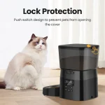 Smart Control Automatic Pet Feeder - Button Version, Dispenser for Cats and Dogs - Image 6
