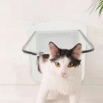 Wall Entry Cat Door Flap With 4 Way Security Lock - Image 4