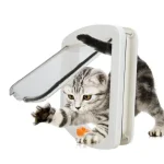 Wall Entry Cat Door Flap With 4 Way Security Lock