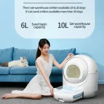 Large App-Controlled Automatic Cat Litter Box - Smart, Anti-Splash, Closed Design - Image 4