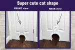 XL Cat Door for an Interior Door - For Cats up to 30 lbs - Semi Gloss White - Image 6