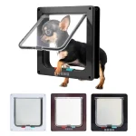 Kitten Safety Pet Door | 4-Way Locking Weatherproof Dog or Cat Flap - Image 4