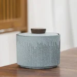 Ceram Green Keepsake Urn for Ashes | Cremation Urns for Humans, Cats, Dogs, and Small Pets - Image 5