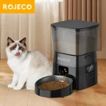 Smart Control Automatic Pet Feeder - Button Version, Dispenser for Cats and Dogs