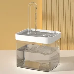 Auto Filter Transparent Cat Water Fountain That Recirculates Filtering Drinker Water for Cats - Image 2