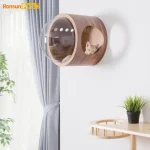 Closed Hanging Wall Clear Cover Cat Crawl Platform - Space Capsule Cat Nest, Fully Sealed - Image 4