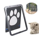 Cat Screen Door With Lockable Magnetic Flap
