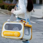 Large Capacity Foldable Cat For Transporting In a Breathable Case - Image 2