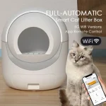 Fully Automatic Smart Cat Litter Box - Anti-Splash, Large Space, App-Controlled