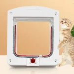 Pet Door 4 Way Locking Security Plastic Cat Flap / Cat Door - Image 2