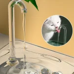 Auto Filter Transparent Cat Water Fountain That Recirculates Filtering Drinker Water for Cats - Image 4