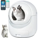 Large App-Controlled Automatic Cat Litter Box - Smart, Anti-Splash, Closed Design