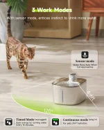 4L Wireless Cat Water Fountain With Auto Sensor - Image 3